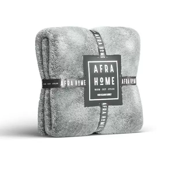 پتو 240*200 طوسی روشن 2403 افرا